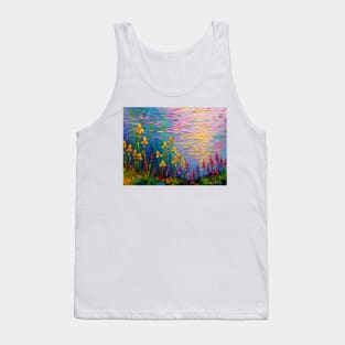 Flowers by the pond Tank Top